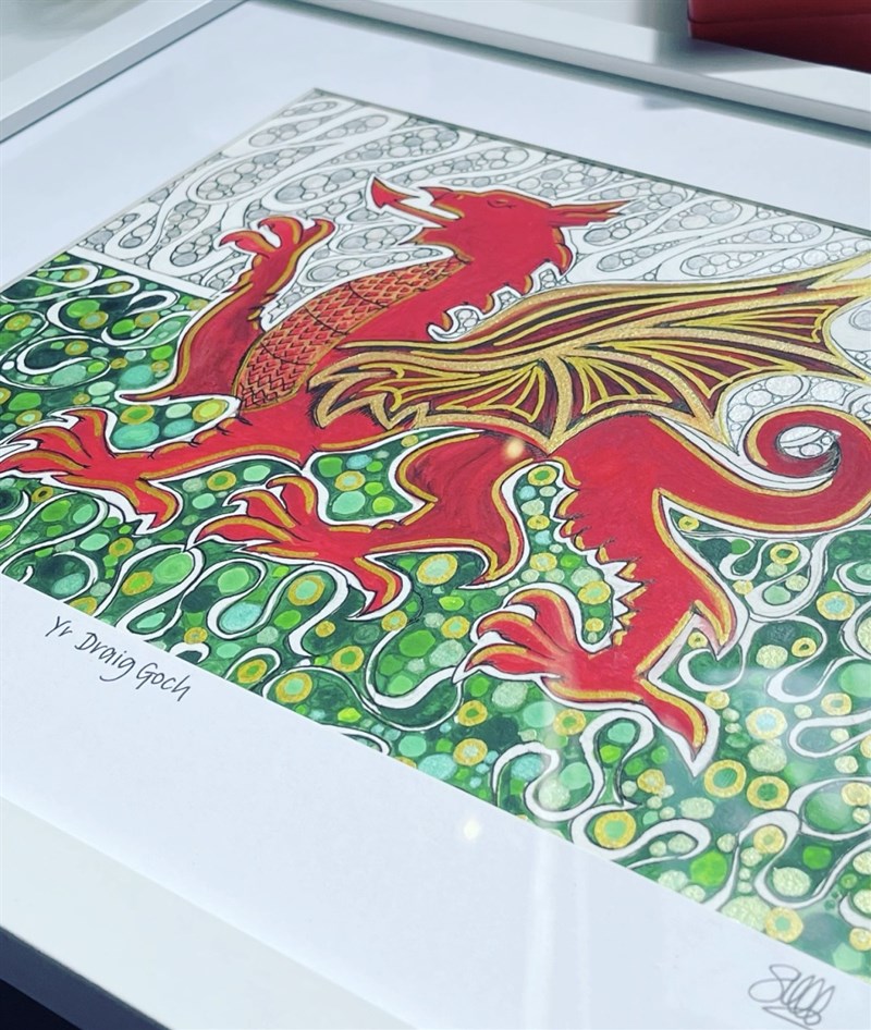 Yr Draig Goch - The Welsh Dragon