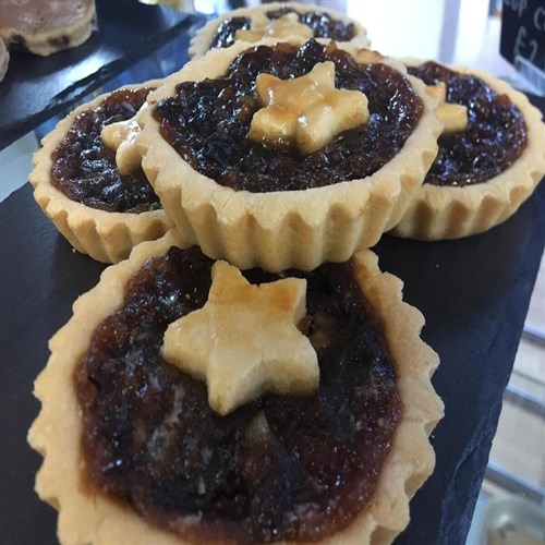 Festive Mince Pies at Y Crochan Cafe at Corris Craft Centre