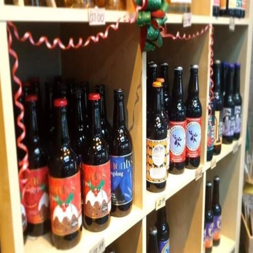 Christmas Welsh Beers at Bwtri Y Crochan at Corris Craft Centre
