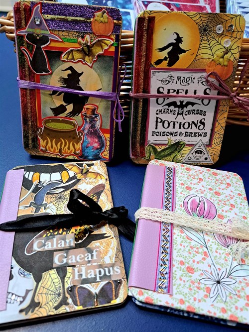 Halloween Fun Make your own Spooky Spell Books & Jeepers Creepers Journals